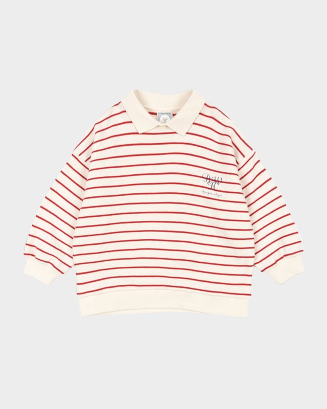 Rosie H-W x Kid's Striped Sweatshirt, Size 12M